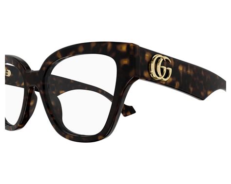 Gucci™ GG1424O 006 54 Havana Eyeglasses .